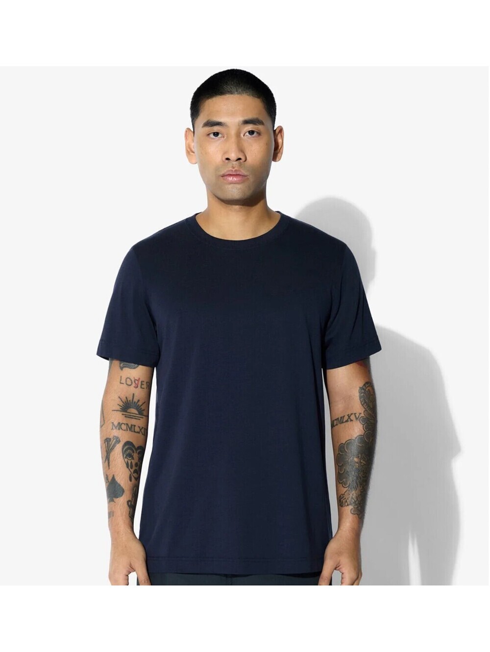 CDLP Home T-Shirt Navy Lyocell Pima Cotton Crew Neck Size Small NWOT